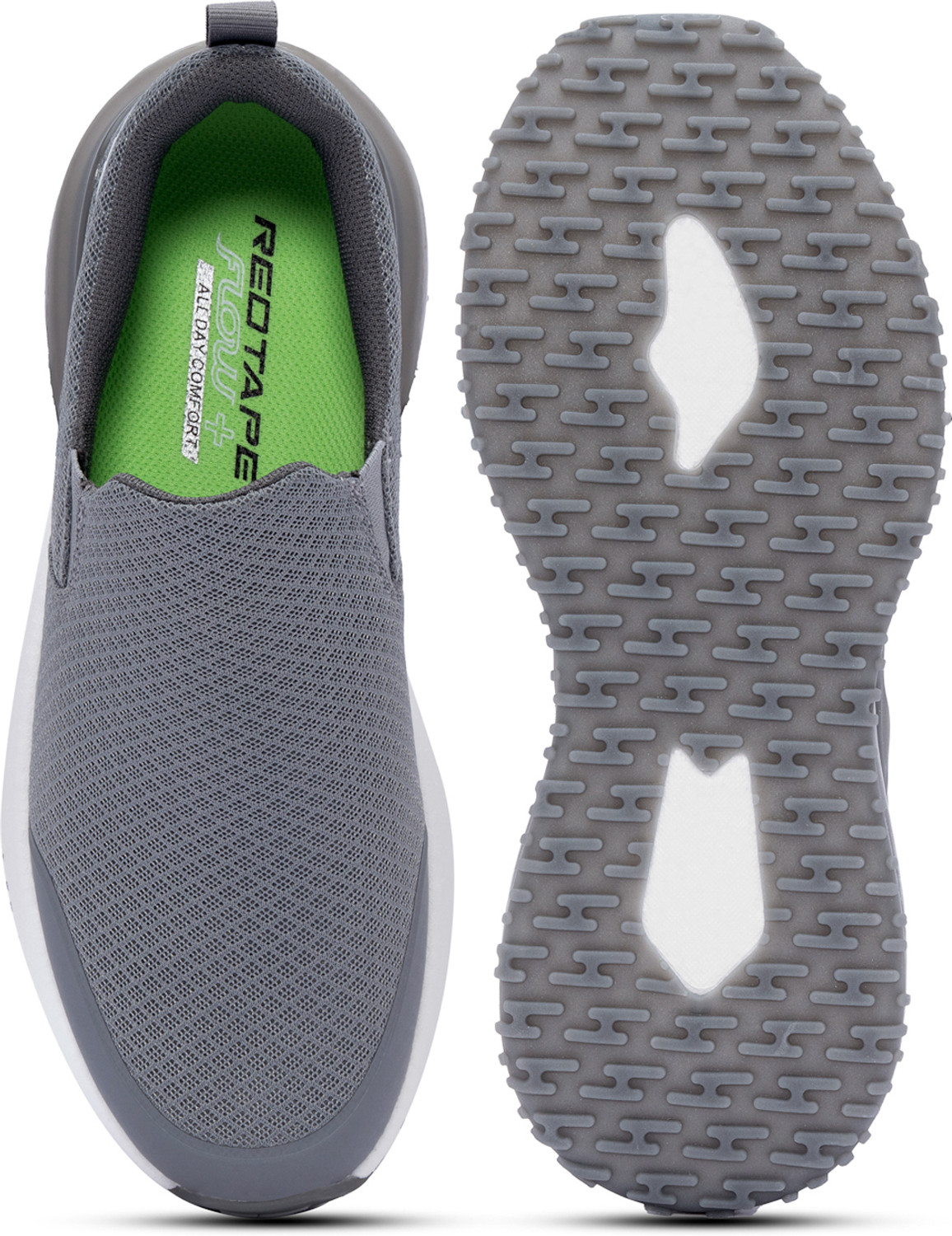 Image of RED TAPE Walking Shoes for Men in Dark Grey | Slip-On Walking Shoes Walking Shoes For Men