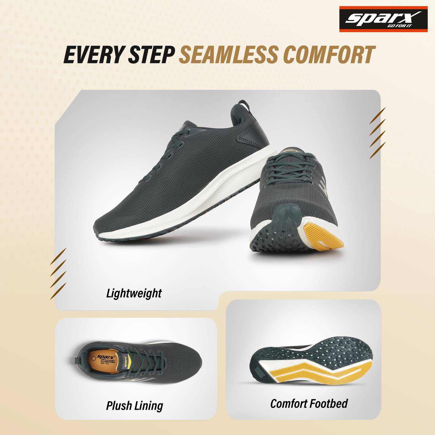 Sparx SM 676 Running Shoes For Men - Image 4