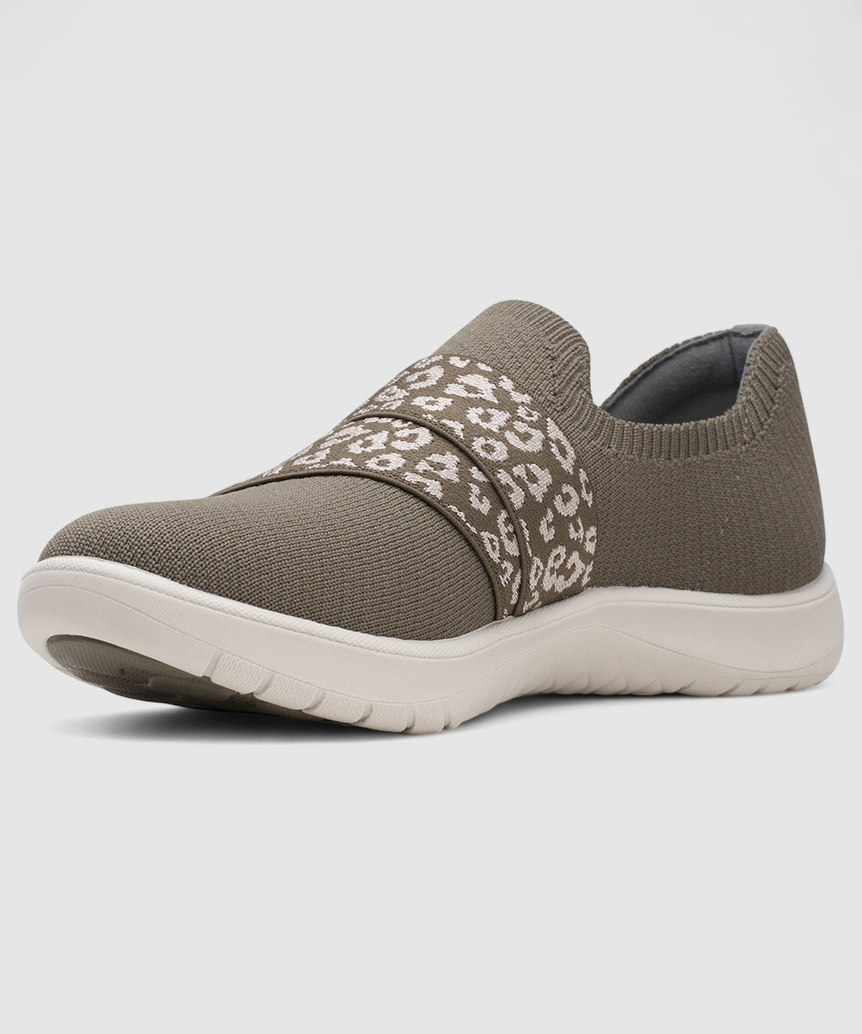 Image of CLARKS Adella Stride DARK OLIVE Casuals For Women (Olive, 3.5)