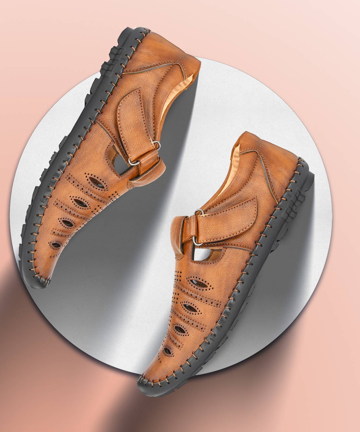 Bucik BCK8023 Casual Shoes | Soft Cushion Comfort | Velcro | Daily Office Wear For Men