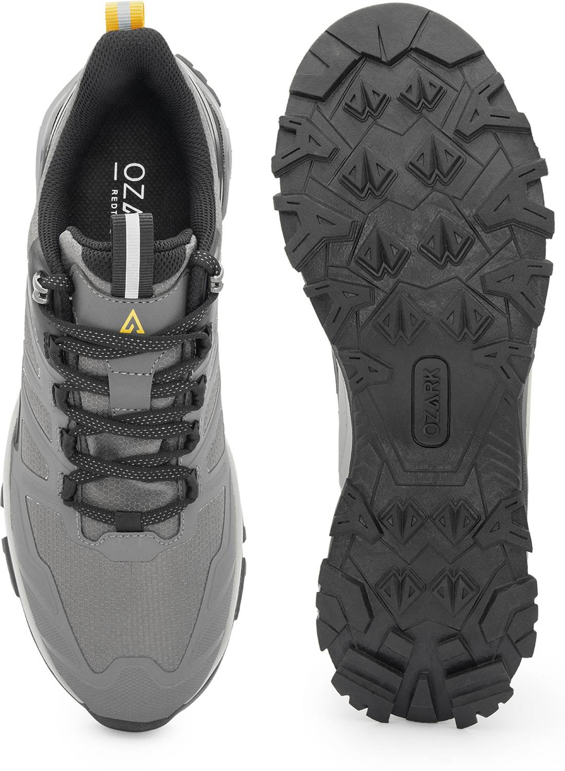 RED TAPE Ozark Low-Cut Outdoor Hiking & Trekking Shoes For Men Red - Image 5