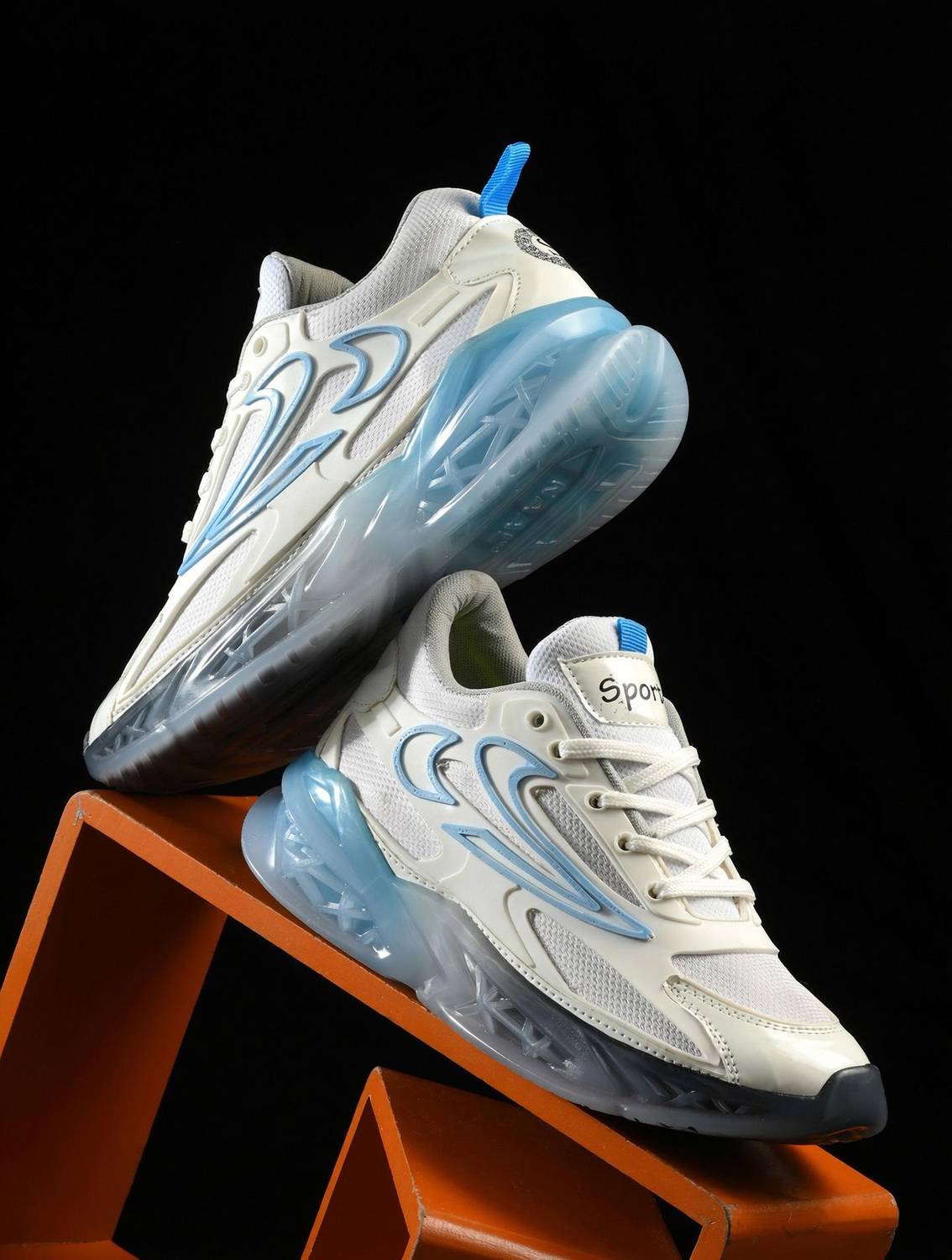 corsac White Casual Sneakers For Men - Image 1