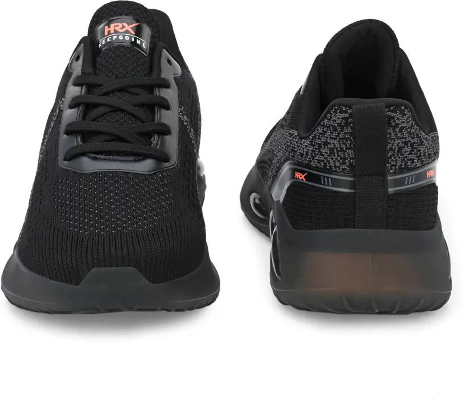 HRX by Hrithik Roshan Men's Black Walking Shoes - Image 5