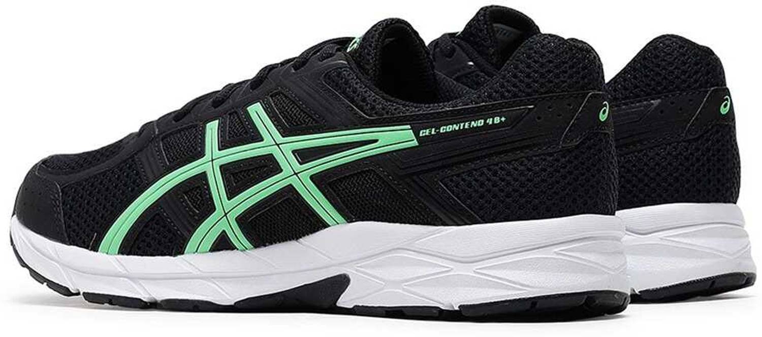 Asics GEL-CONTEND 4B+ Black Men's Running Shoes - Image 4