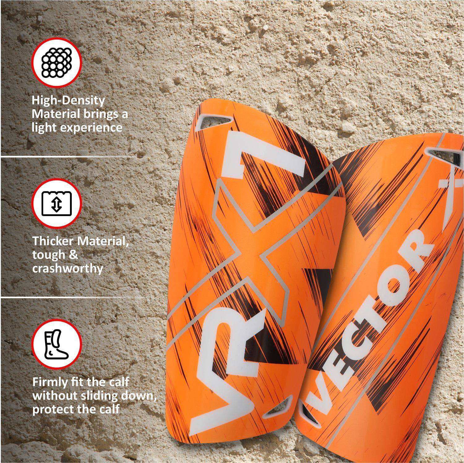 VECTOR X Combo Dynamic 2.0 Shoe With Pair of Shin Guard