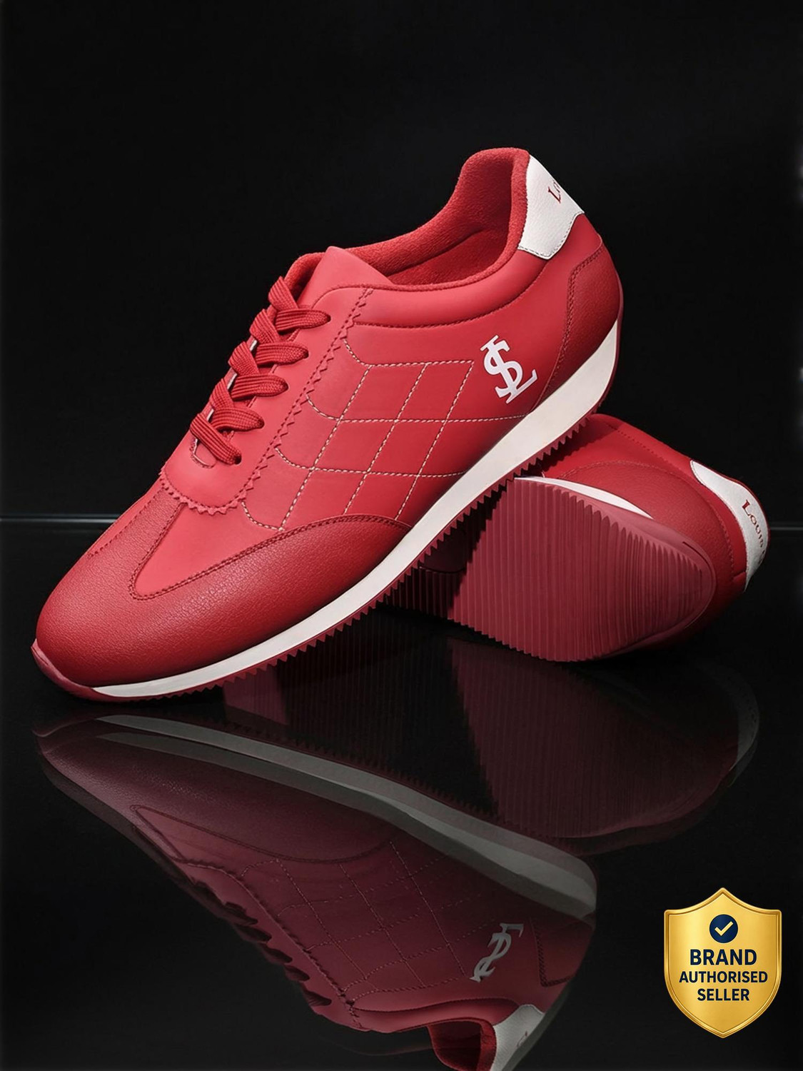 Image of LOUIS STITCH Men's Sneaker, Casual Lightweight Lace-Up Sneakers, UK-8 Sneakers For Men