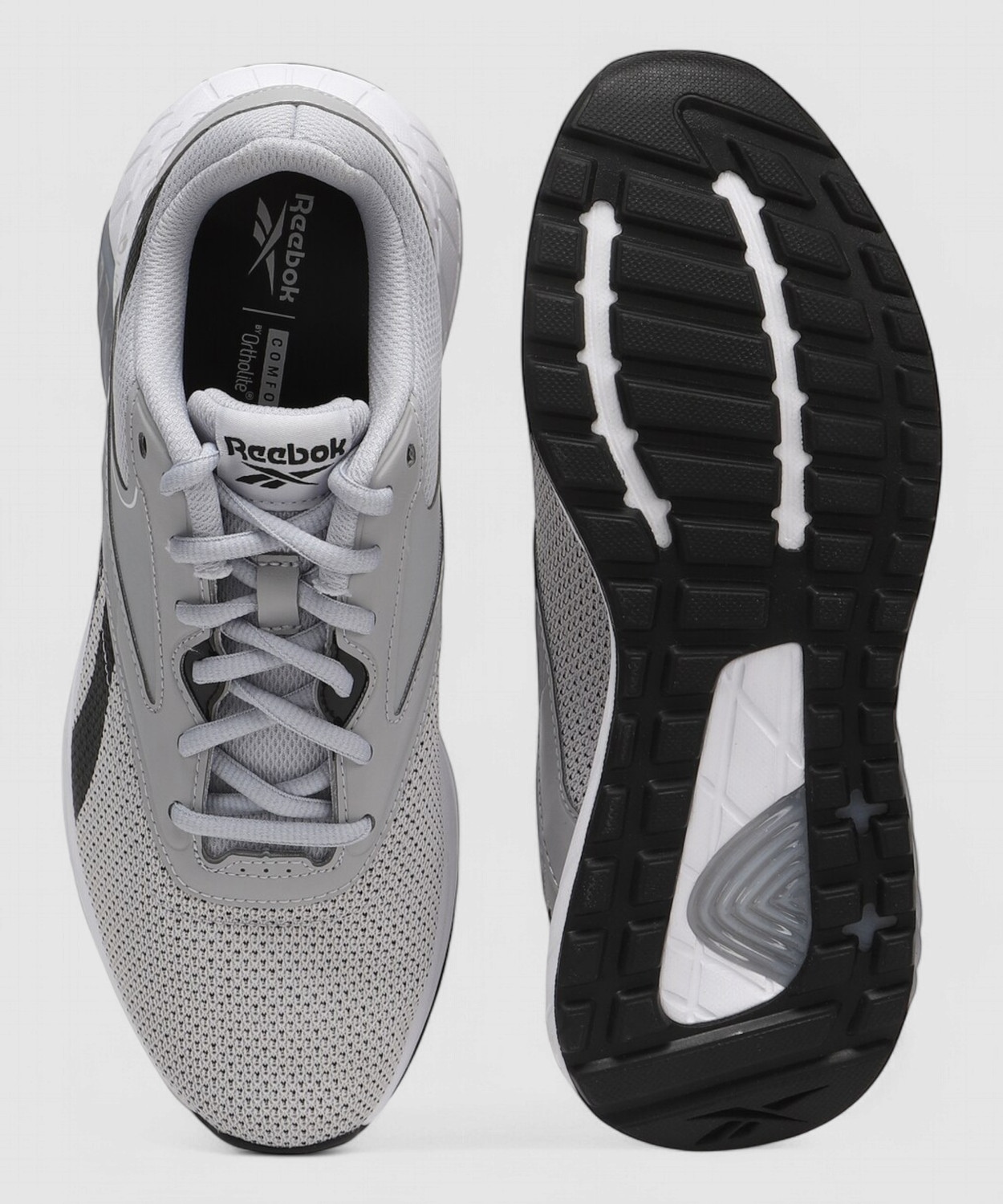 Image of REEBOK LIQUIFECT 90 2 CDGRY2 CBLACK FTWWHT Running Shoes For Men