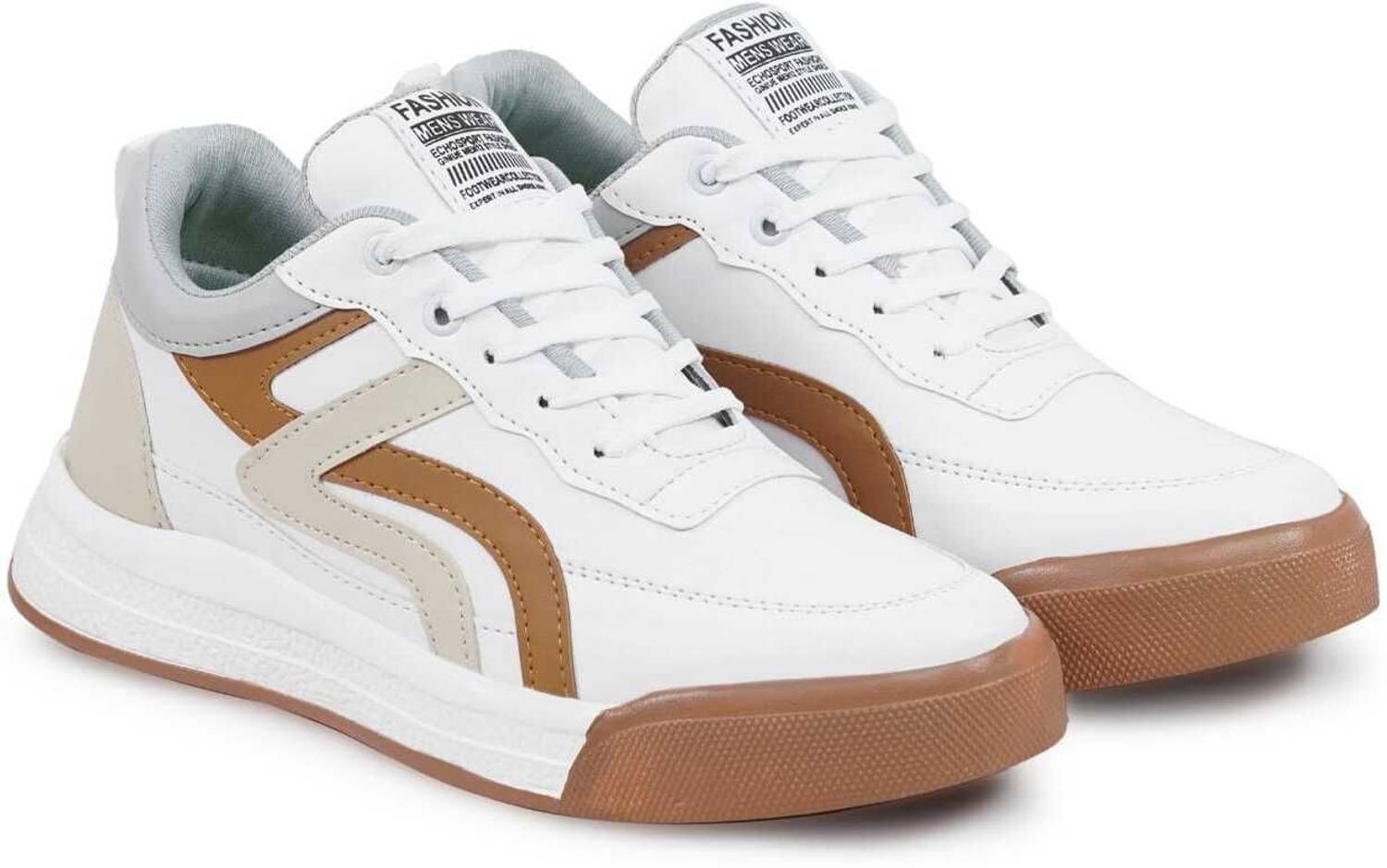 Luckstep Men's White Casual Sneakers - Image 2