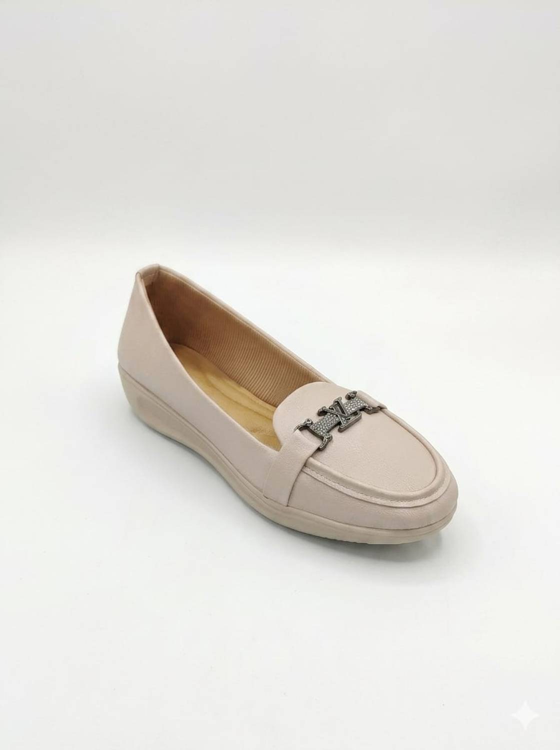 SHINZU NIDA KHAN Women Beige Loafers - Image 1