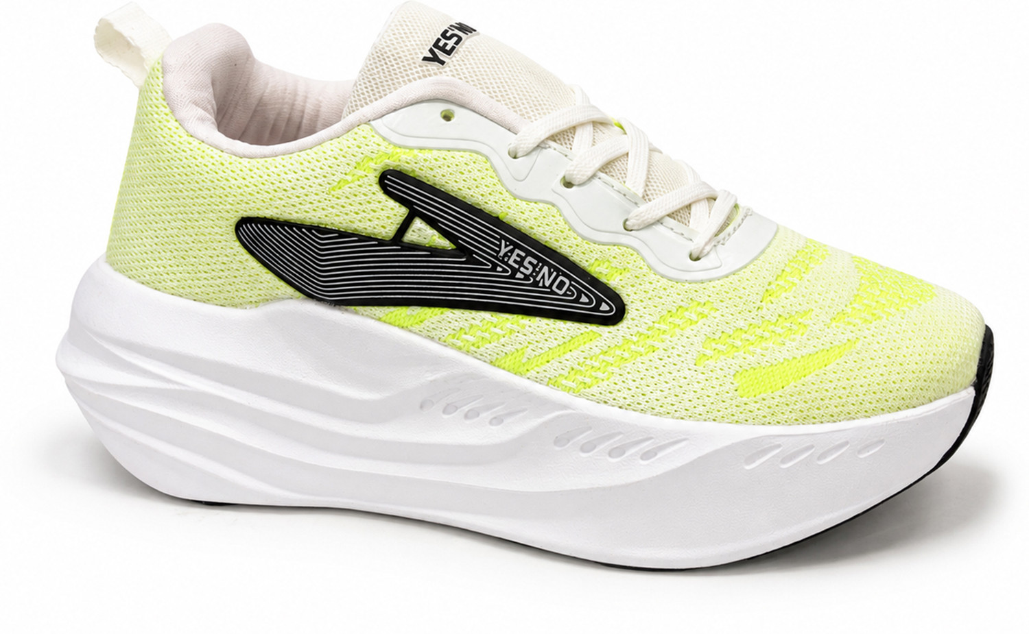 Image of Yes'No Lightweight Mesh Lace-Up Men's Sports /Running Shoes | Slip-On for Daily Wear Sneakers For Men