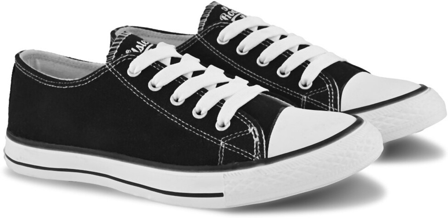 Image of Roadster Everyday Lightweight Laceup Casual Canvas Shoes Sneakers For Women