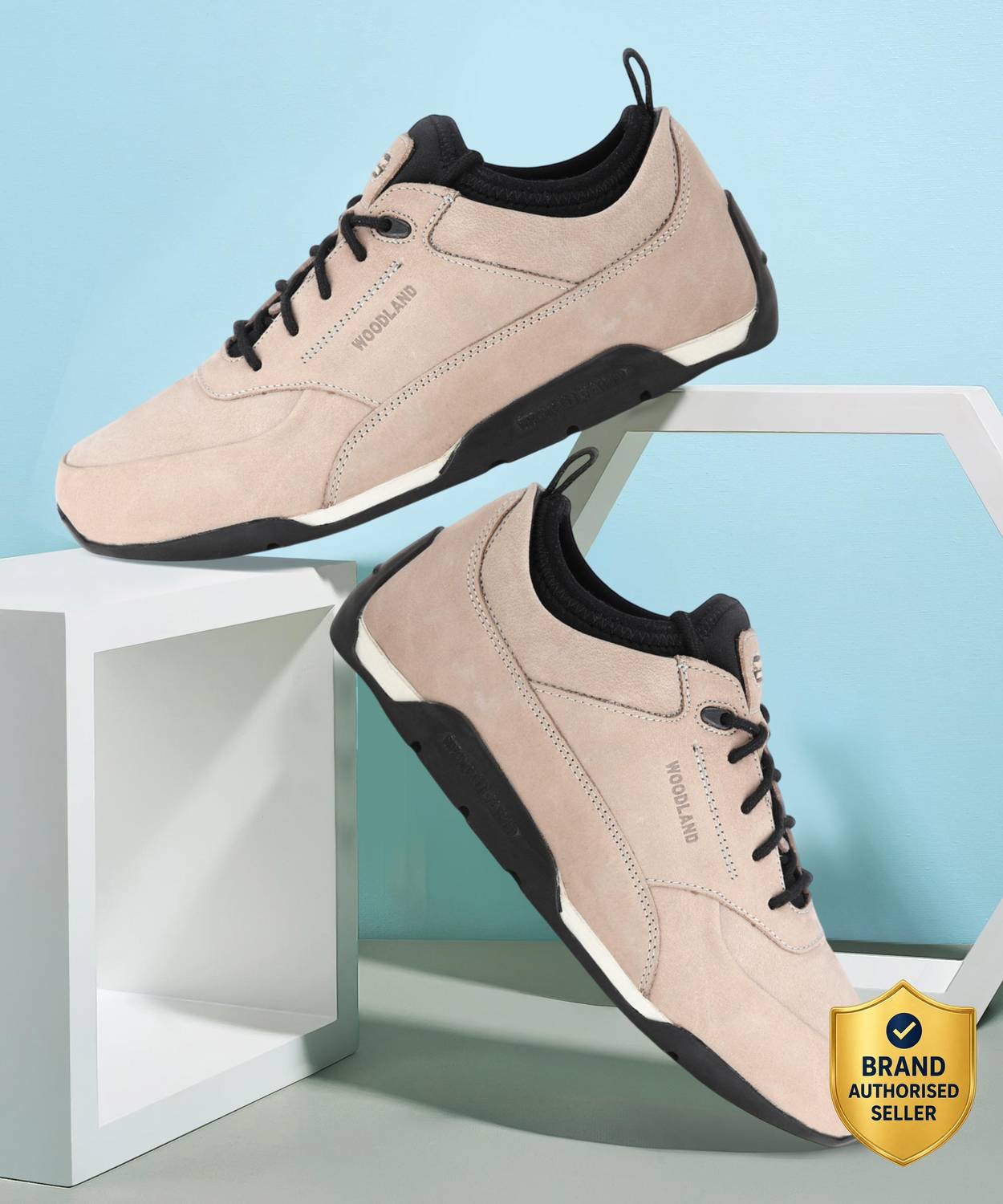 Woodland Men's Lace Up Casual Shoes - Image 1