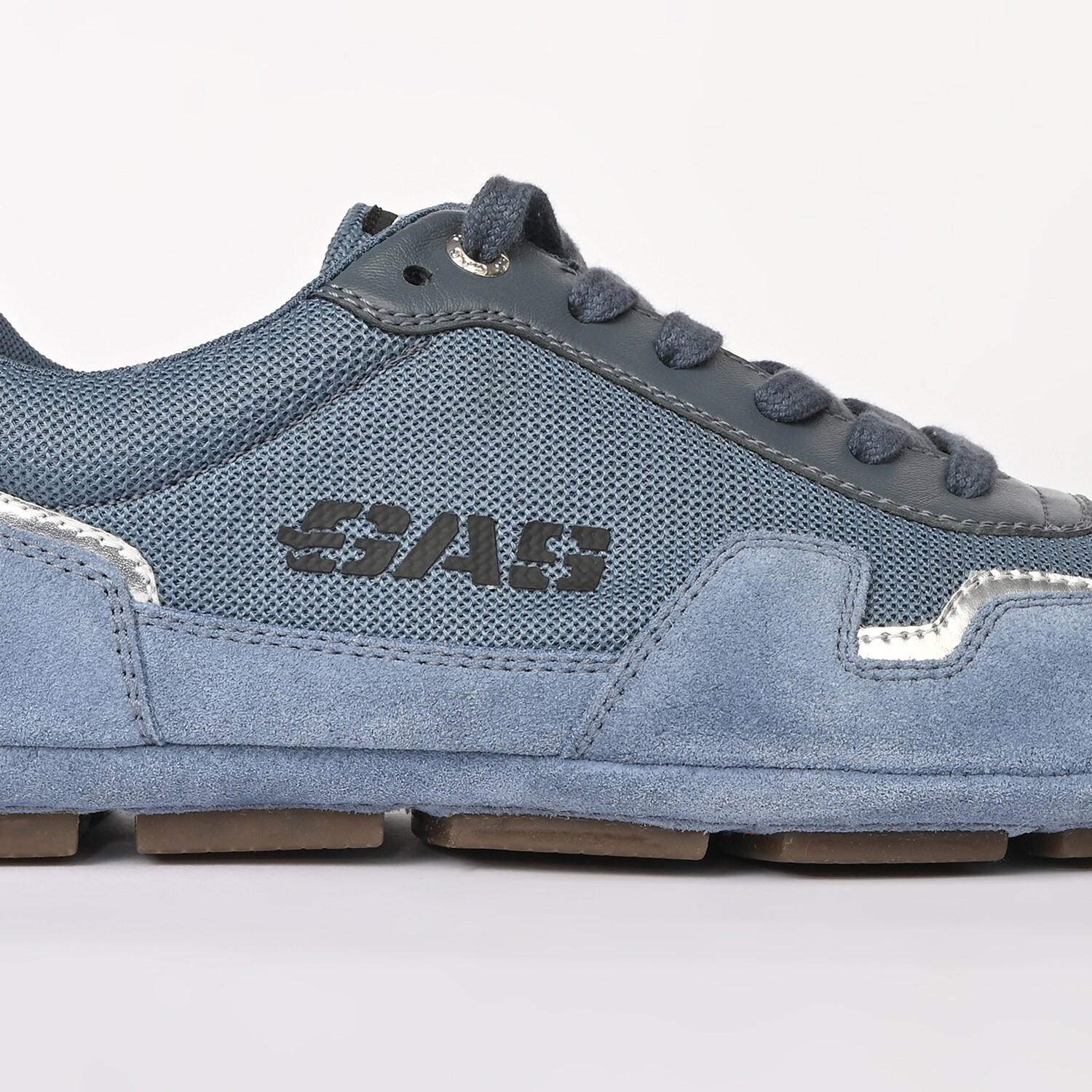 Image of GAS Fortezza Sneakers For Men (Blue, 7)