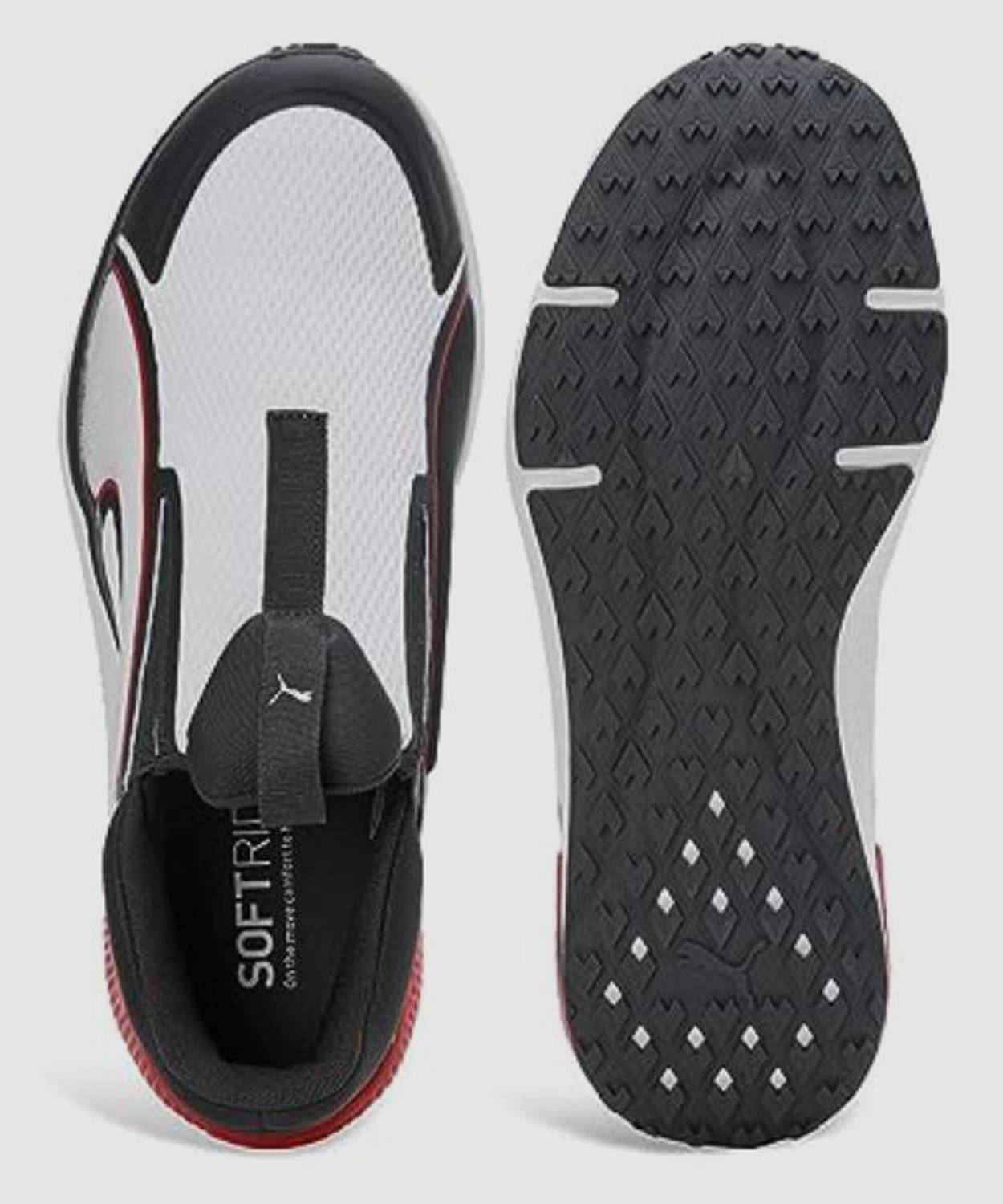 PUMA Softride Pro Coast Slip-On Running Shoes For Men, White - Image 3
