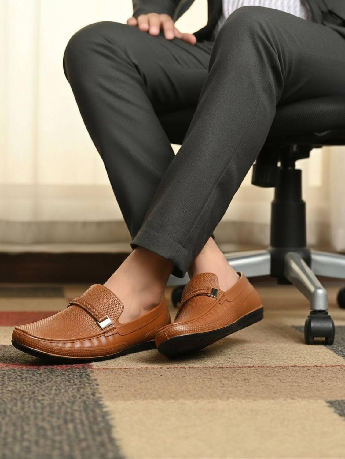 AJANTA Casual PVC Waterproof Loafers For Men