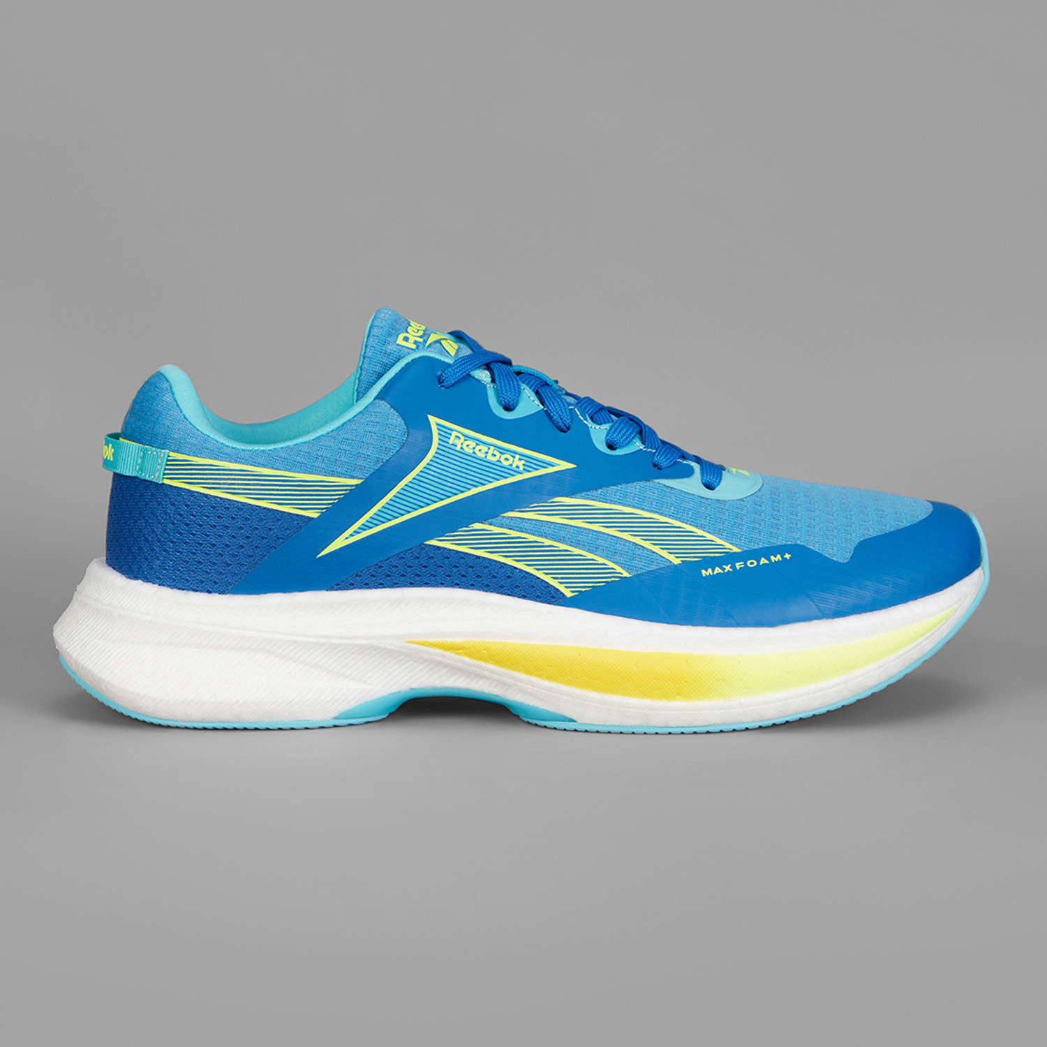 Image of REEBOK Men Black Lace Up Shoes Running Shoes For Men