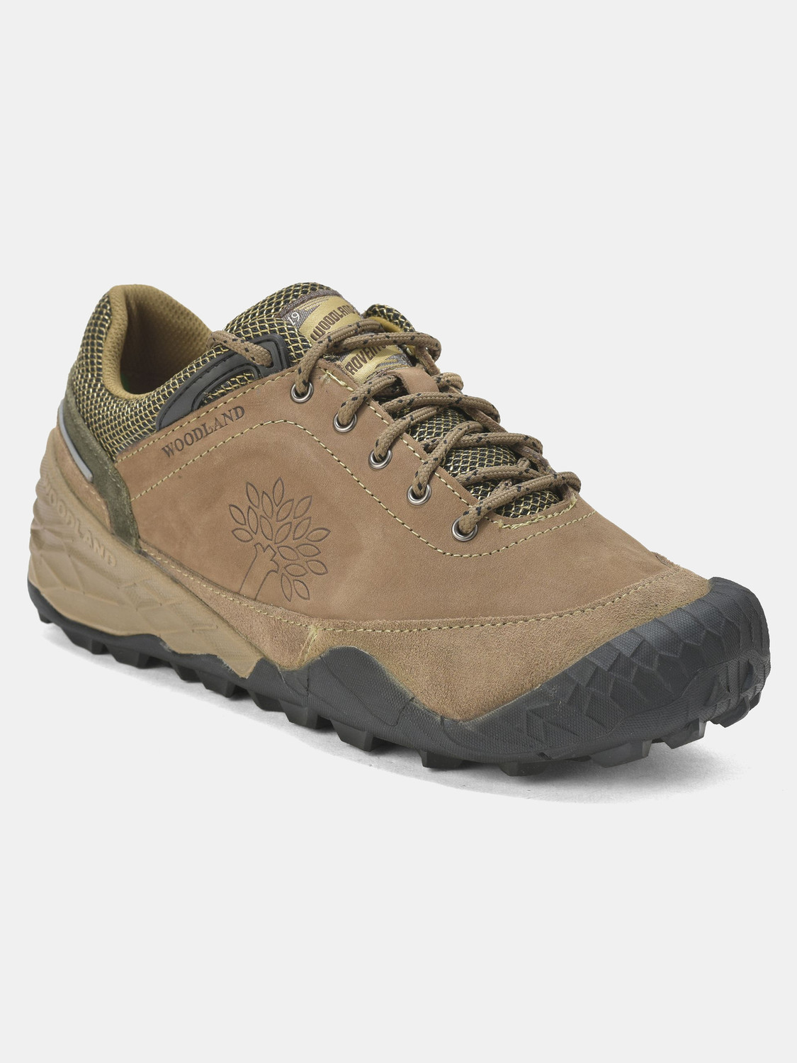 Image of WOODLAND Lace Up Lightweight Breathable Comfortable Daily Use Casuals For Men
