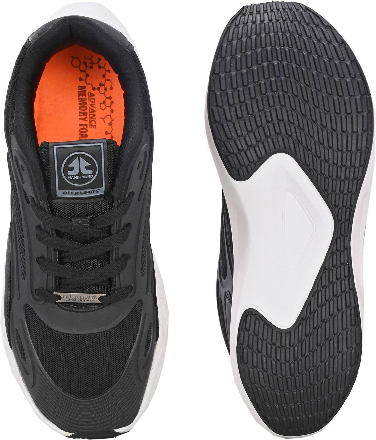 OFF LIMITS Gladiator Running Shoes For Men Black - Image 5