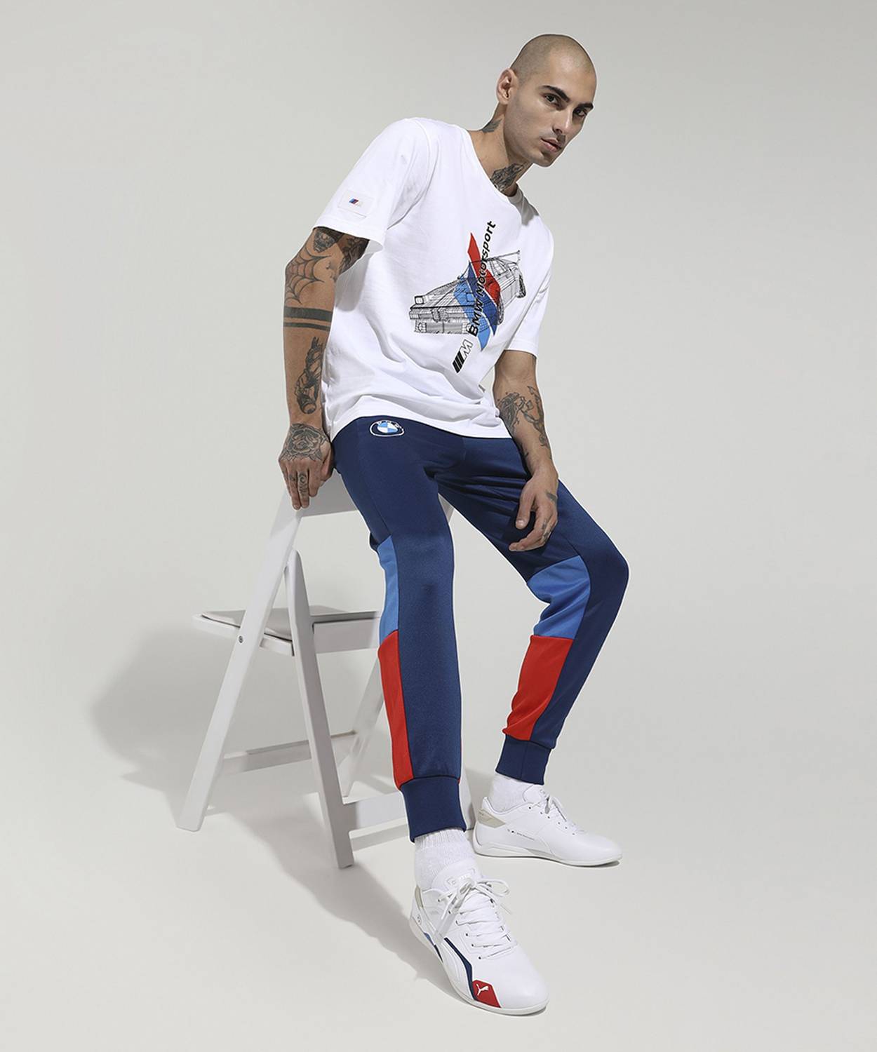 PUMA BMW M Motorsport Drift Cat Delta Sneakers Men White - Image 2