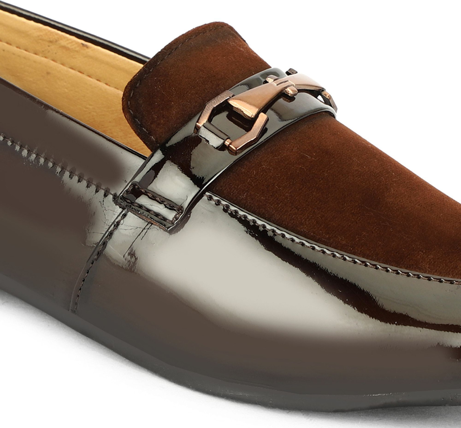 Image of Von kiraro Men Brown Loafers | Loafers & Party Wear Shoes | Loafers Shoes for Men Loafers For Men