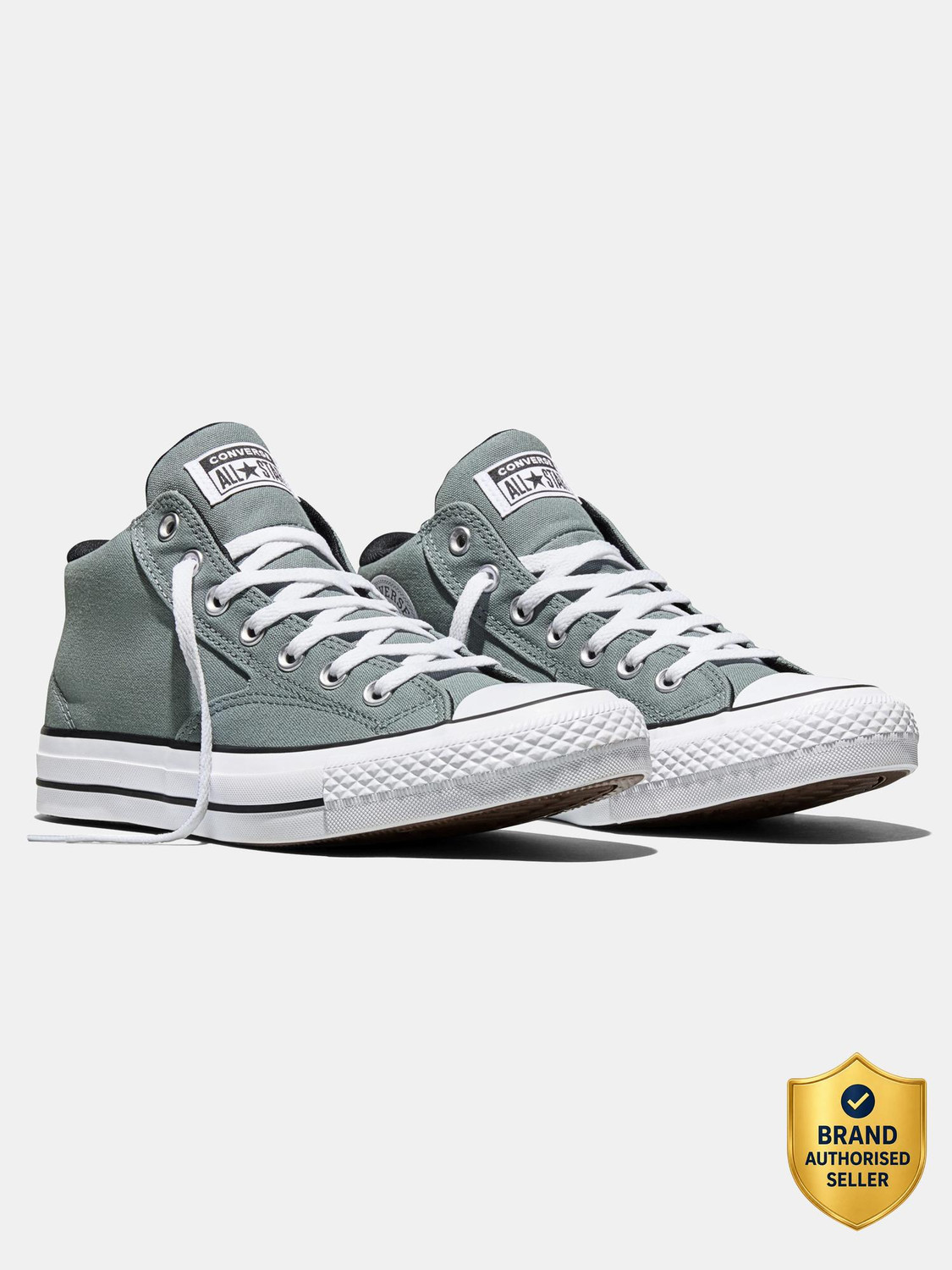 Image of Converse Chuck Taylor All Star Malden Street Mid Top Canvas Sneakers For Men