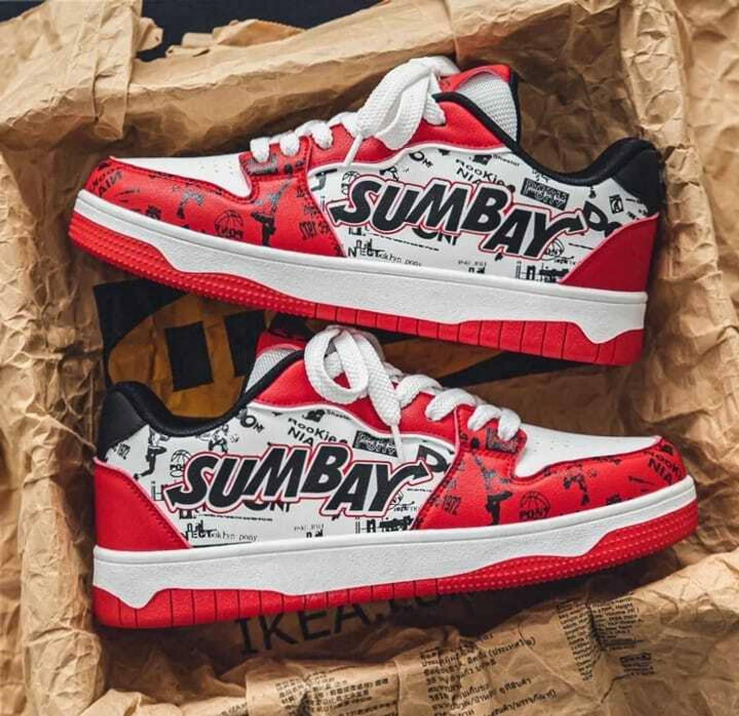 Robbie jones Casual Sneakers Printed Trendy Shoes For Men Sneakers
