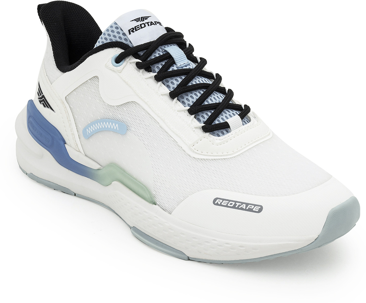 Image of RED TAPE Low Cut Athleisure Sports Shoes for Men in White Blue | Athleisure Sports Shoes Walking Shoes For Men