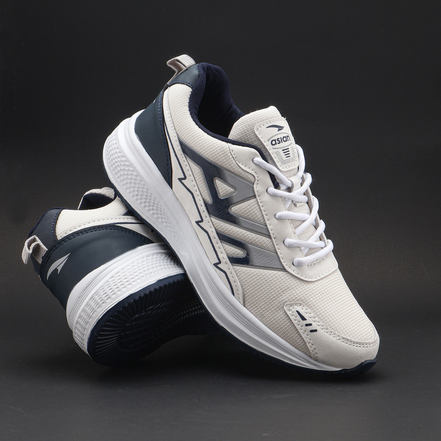 Image of asian Wonder-34 Men's Running Shoes with Mesh Upper & Comfortable Cushioned Sole Running Shoes For Men
