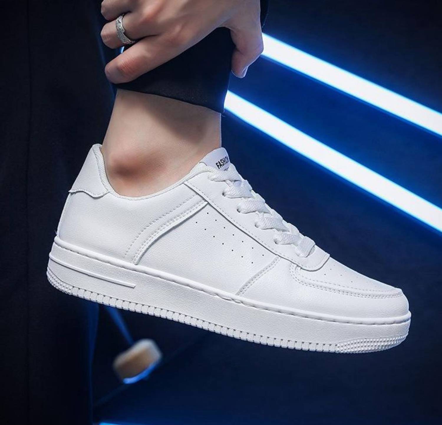 STEPHUB Men's White Sneakers - Image 4