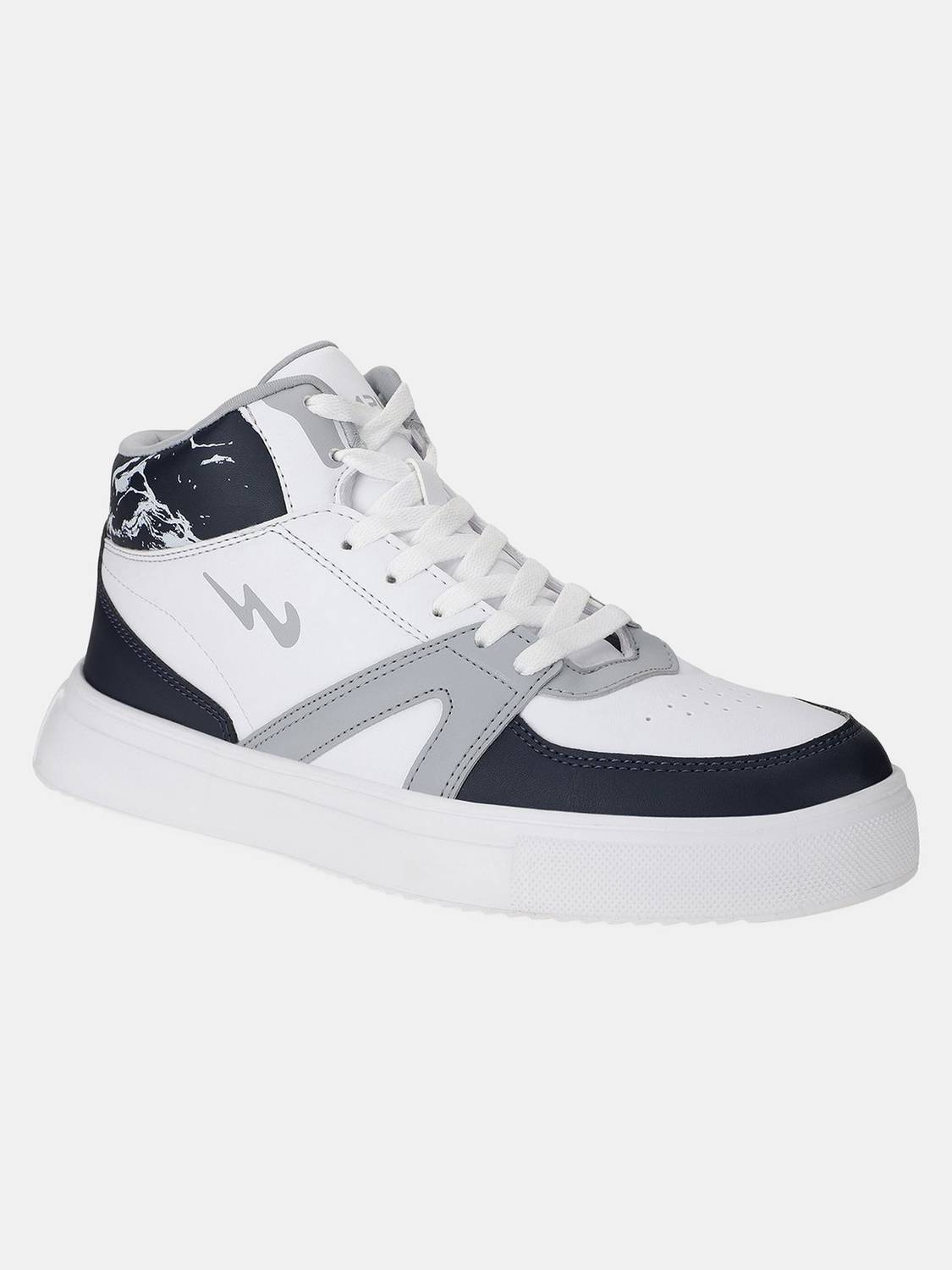 CAMPUS FENCE Men's White Sneakers - Image 4