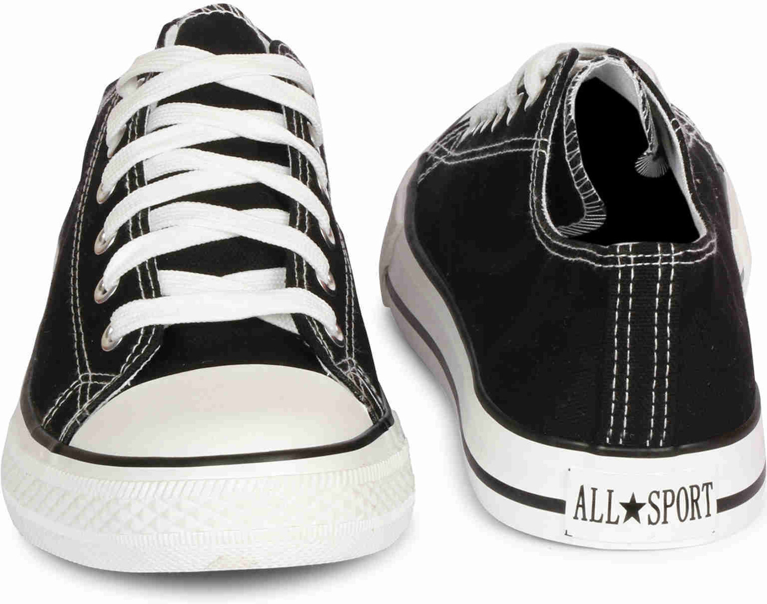 Image of Roadster Sneakers For Men (Black, White, 7)