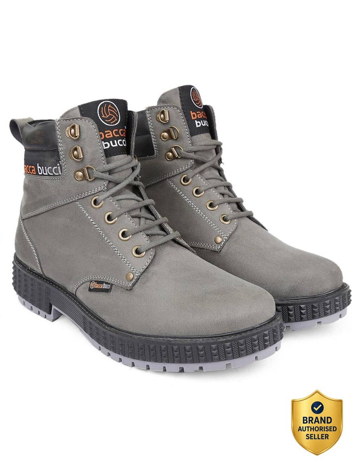 bacca bucci Moto Inspired SCOTT 4-Eye Combat Boots Boots For Men