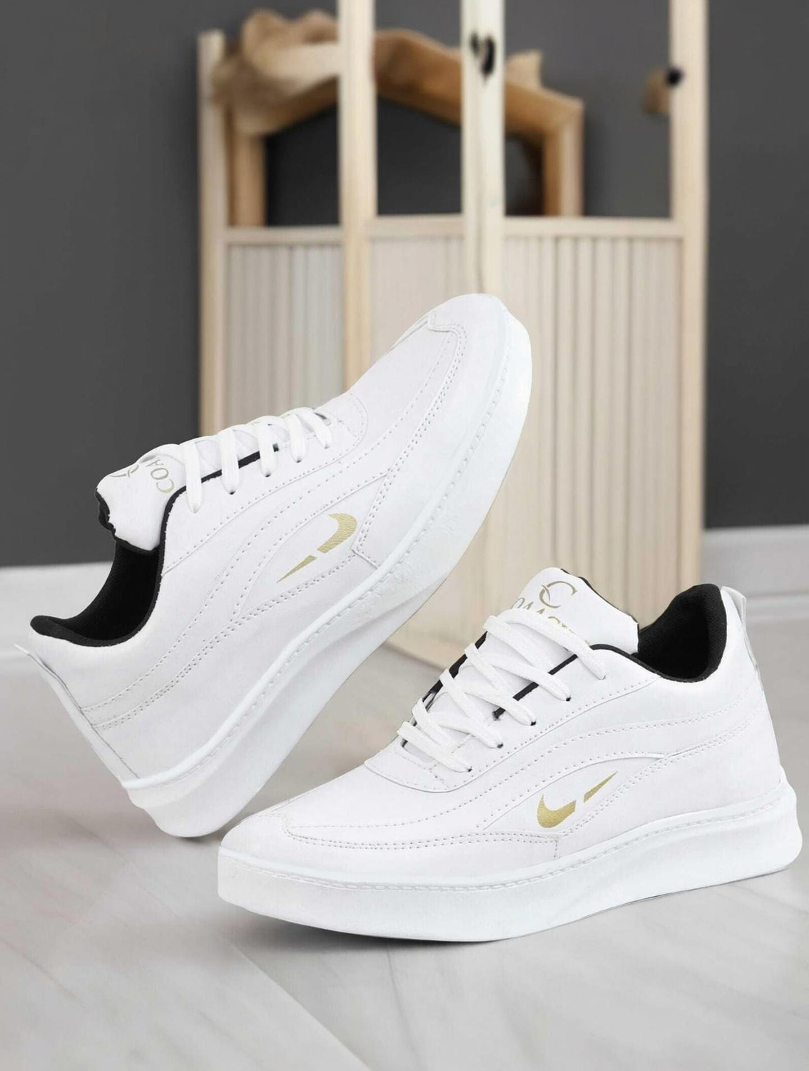 Image of Coaachi Soft Cushioned Men's Casual Comfort Lace-Up Sneakers Casuals For Men
