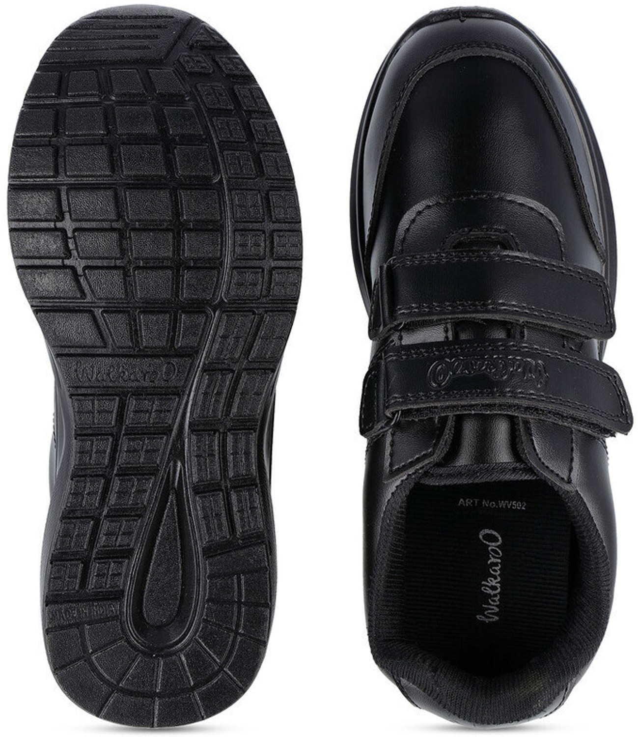 Image of WALKAROO Velcro Comfortable School Shoes For Men