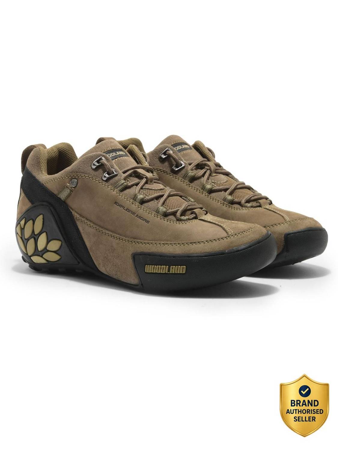 WOODLAND Men's Lace Up Casual Shoes - Image 1