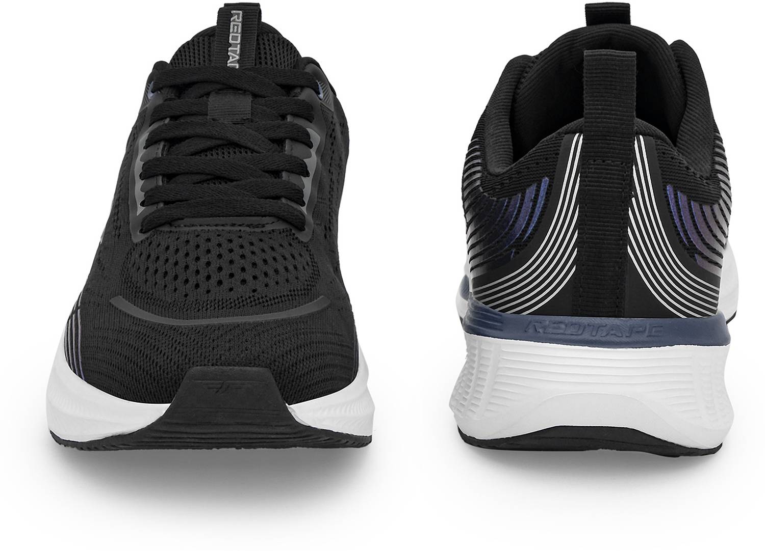 RED TAPE Low Cut Sports Shoes for Men in Black Navy - Image 4