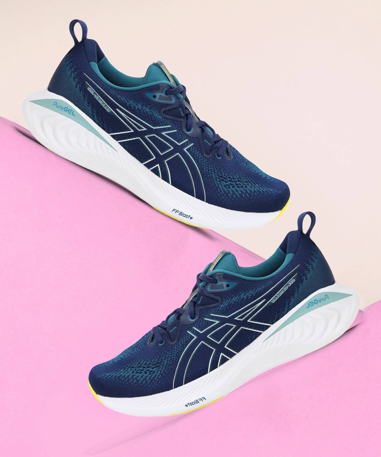 Asics GEL-CUMULUS 25 Blue Running Shoes For Men - Image 1