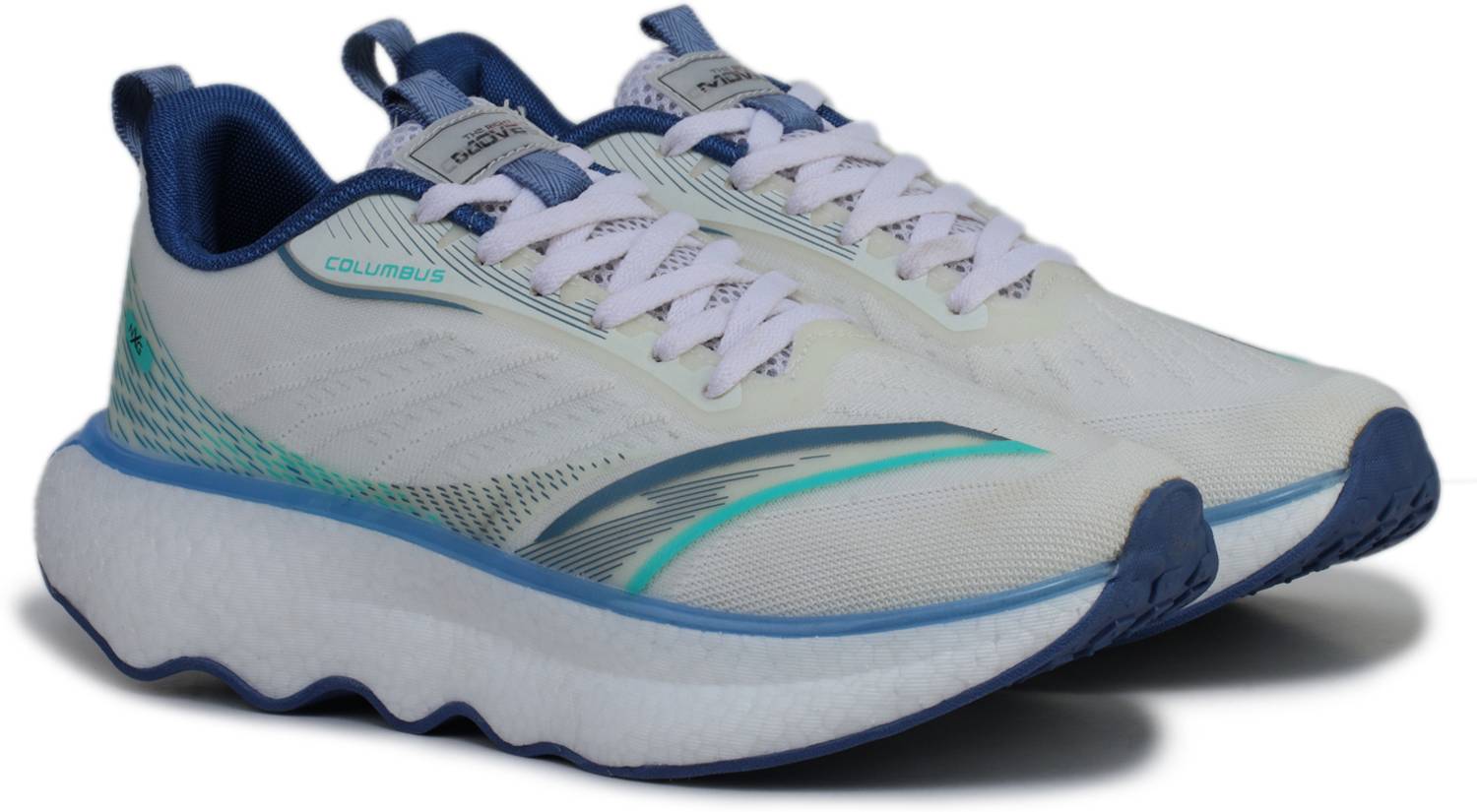 Columbus Gravitas Men's White Running Shoes - Image 2