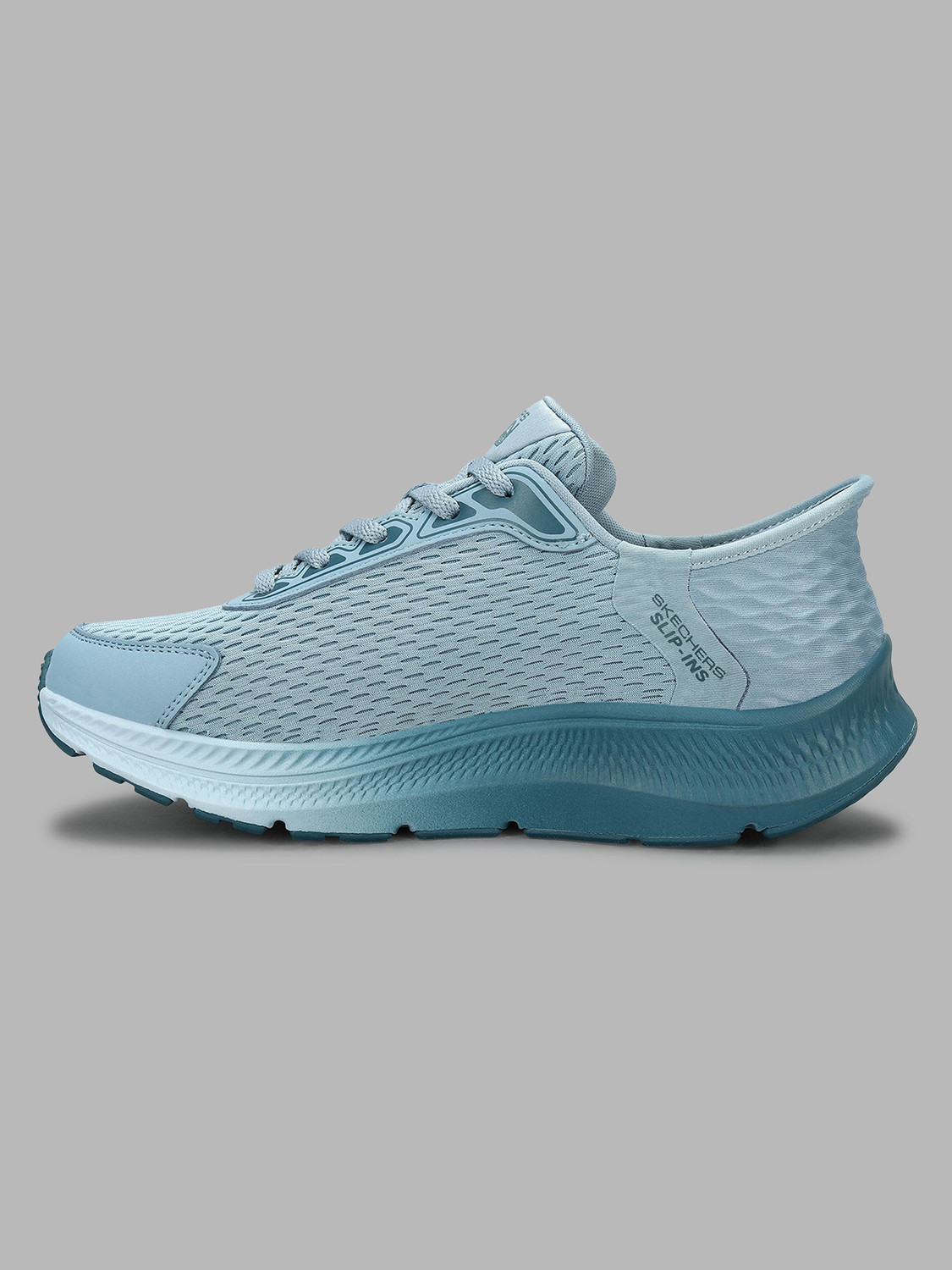 Image of Skechers SLIP INS GO RUN CONSISTENT 2.0 - CAMER Running Shoes For Women (Grey, 7)