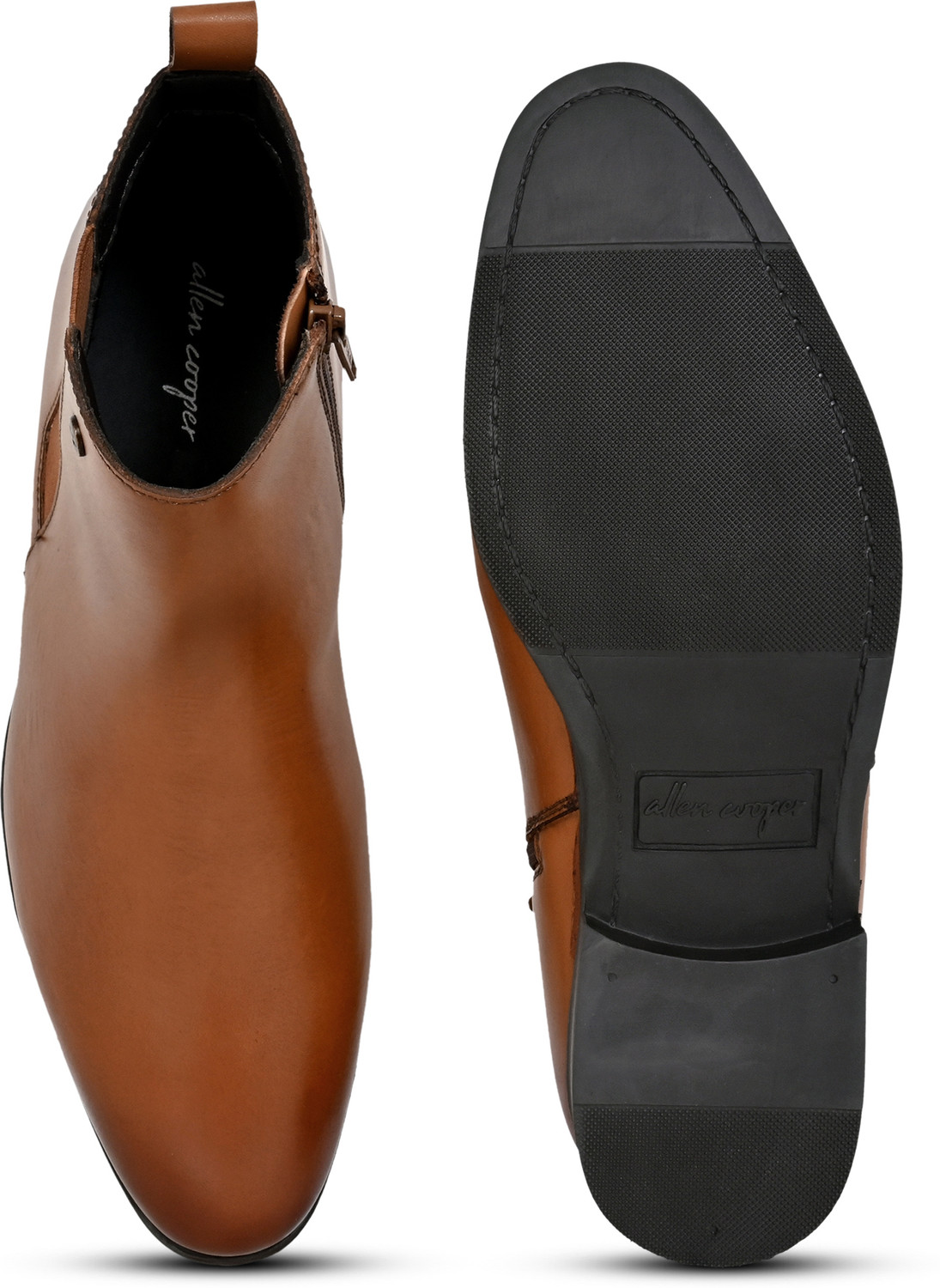 Image of Allen Cooper Comfortable Office & Party Wear Moccasins Boots For Men
