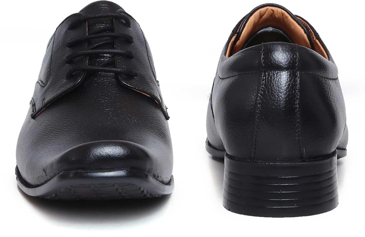 Image of Zoom Shoes Genuine Leather Formal shoes for Men A1181 | Memory Cushioned Insole| Anti Slip| Lace Up For Men