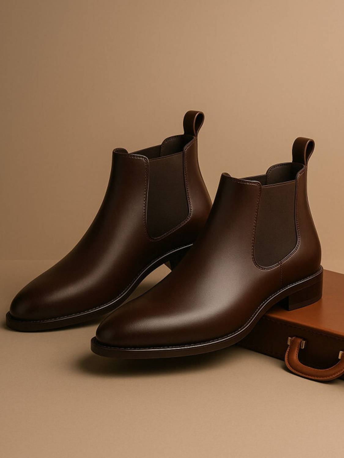 GOOD MINAR Men’s Comfortable Brown Casual Shoes Boots