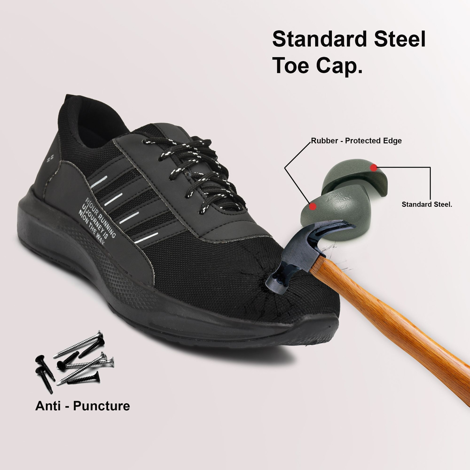 Image of Peclo Steel Toe Safety shoes For Men Outdoors For Men