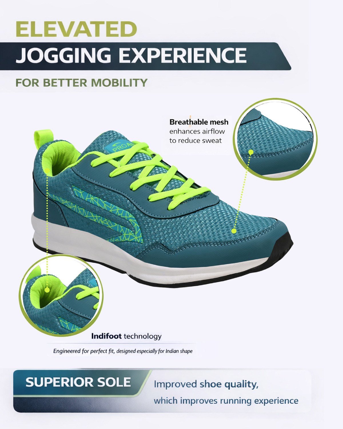 Image of Proase VELOCITY NEW Running Shoes For Men