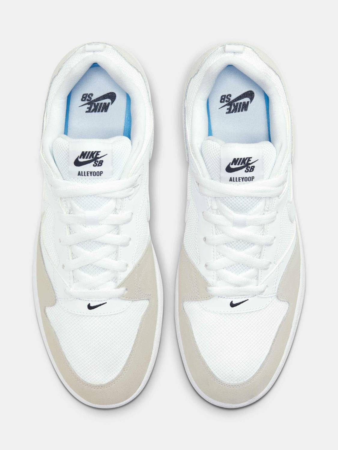 NIKE SB ALLEYOOP Men's White Sneakers - Image 5