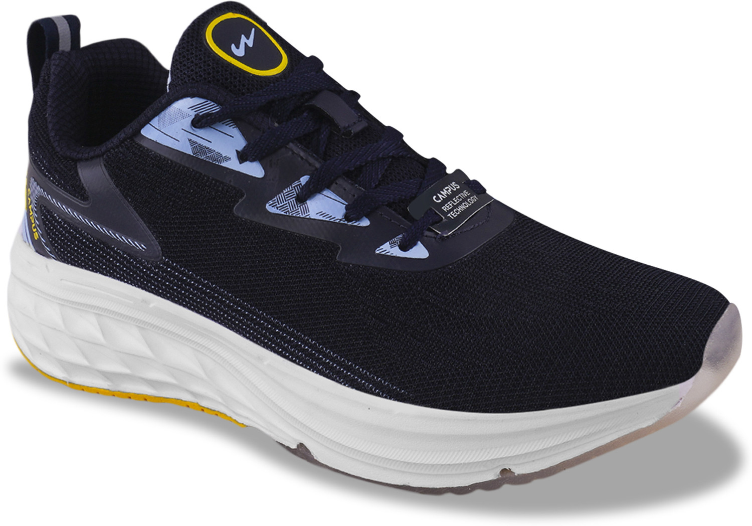 Image of CAMPUS MAZE Men's Sports Shoes | Comfortable Insole with Air-Turbo | Trendy Lace-Up Running Shoes For Men
