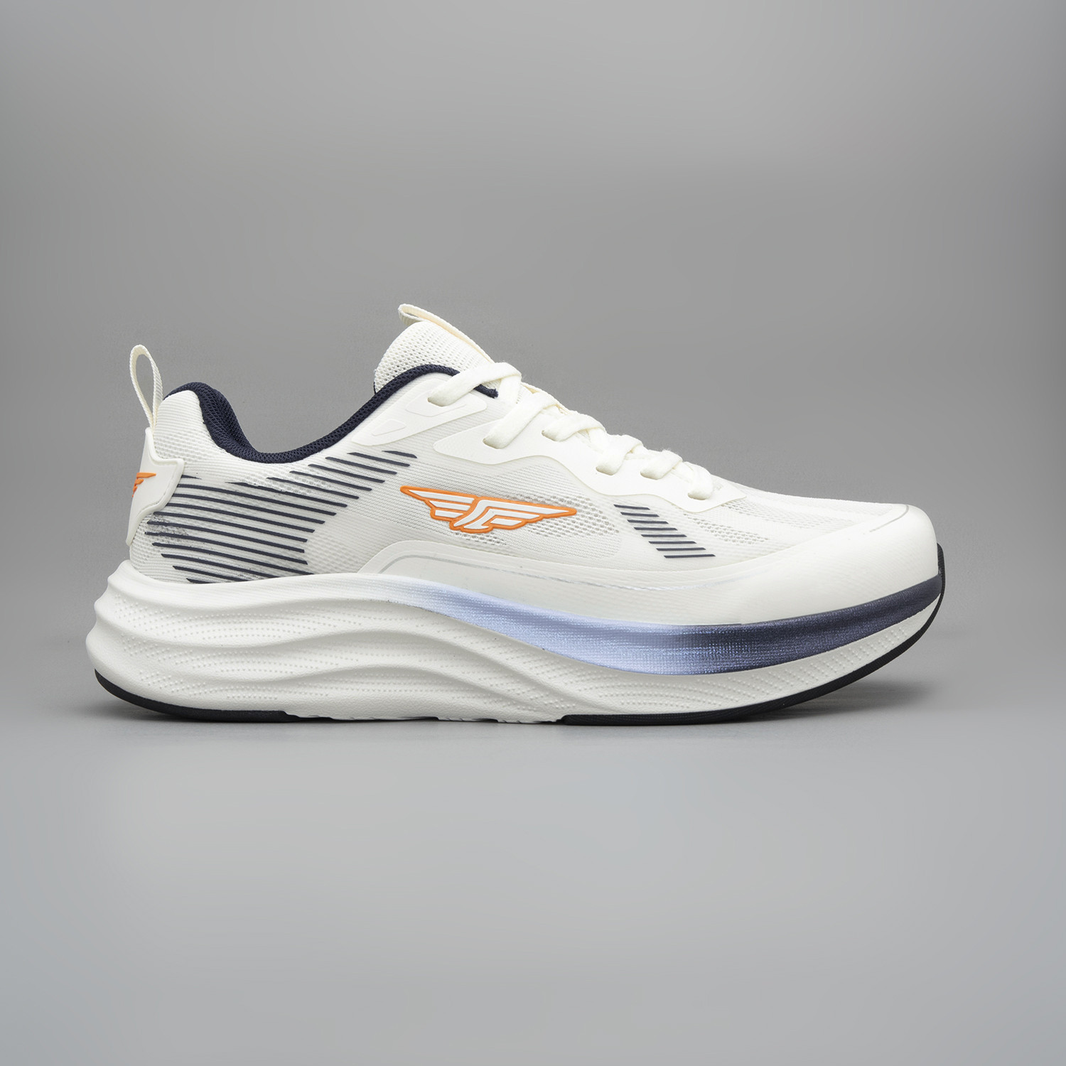 Image of RED TAPE Walking Shoes For Men (Off White, Navy, 7)