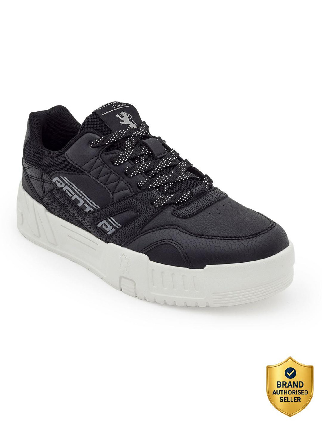 Image of RED TAPE Lifestyle Sneaker, Elegantly Rounded Front, Soothing Insole Sneakers For Men (Black, White, 7)