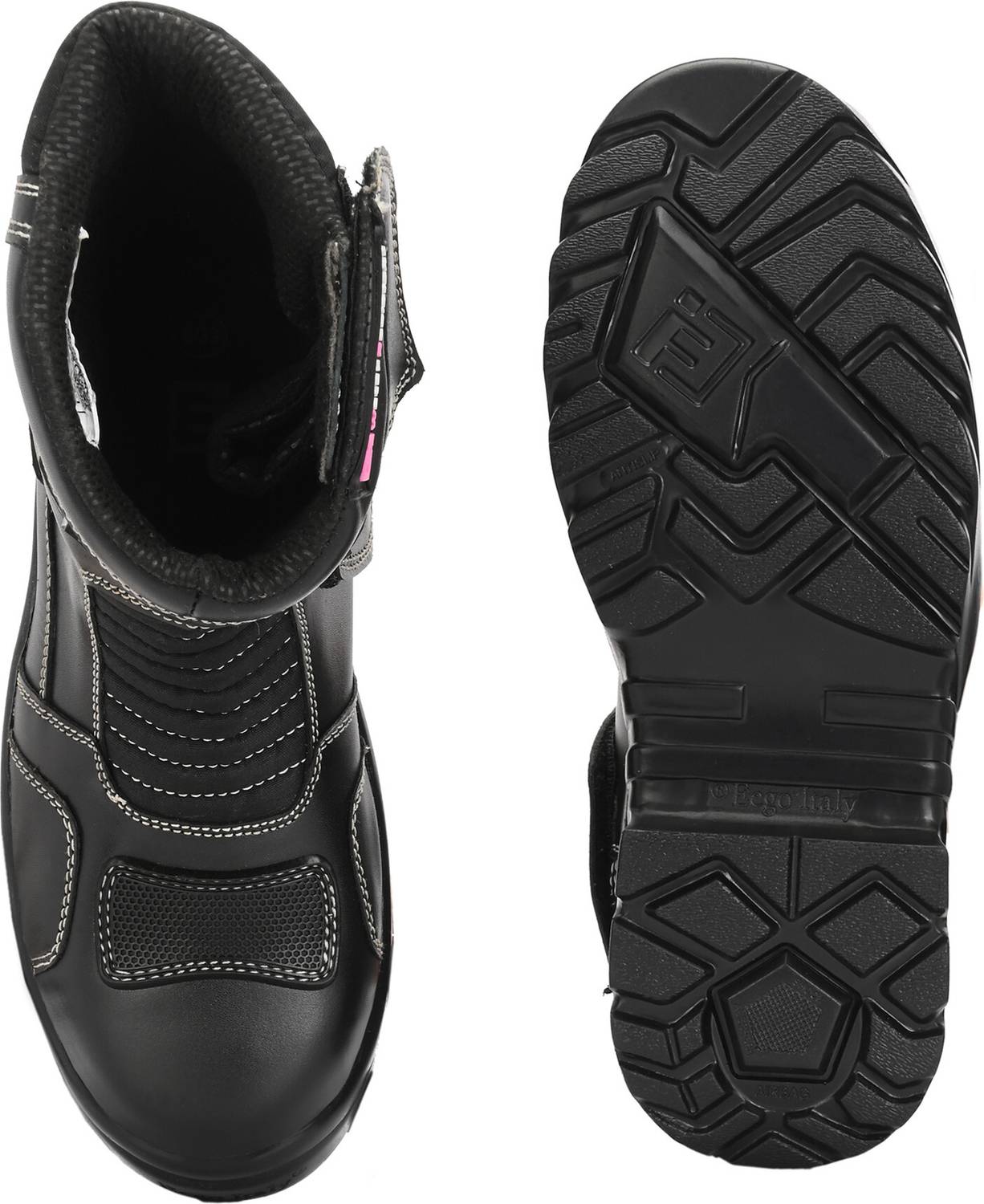 EEGO Italy Water Resist Biker Steel Toe Shoes for Women - Image 5