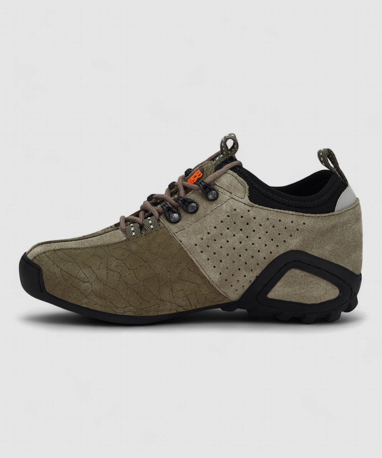 Image of WOODLAND Lace Up Lightweight Breathable Comfortable Daily Use Casuals For Men (Khaki, 7)